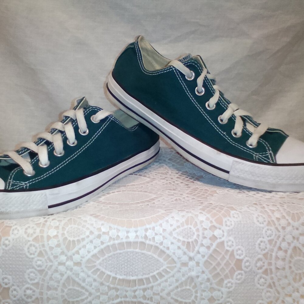 Vintage 90's Converse All Star green low-top sneakers